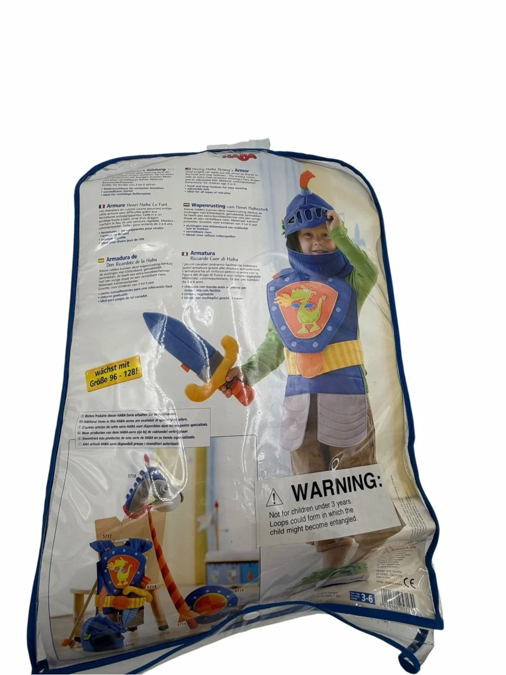 Henry Strong knight’s gear Coustume Halloween play set.